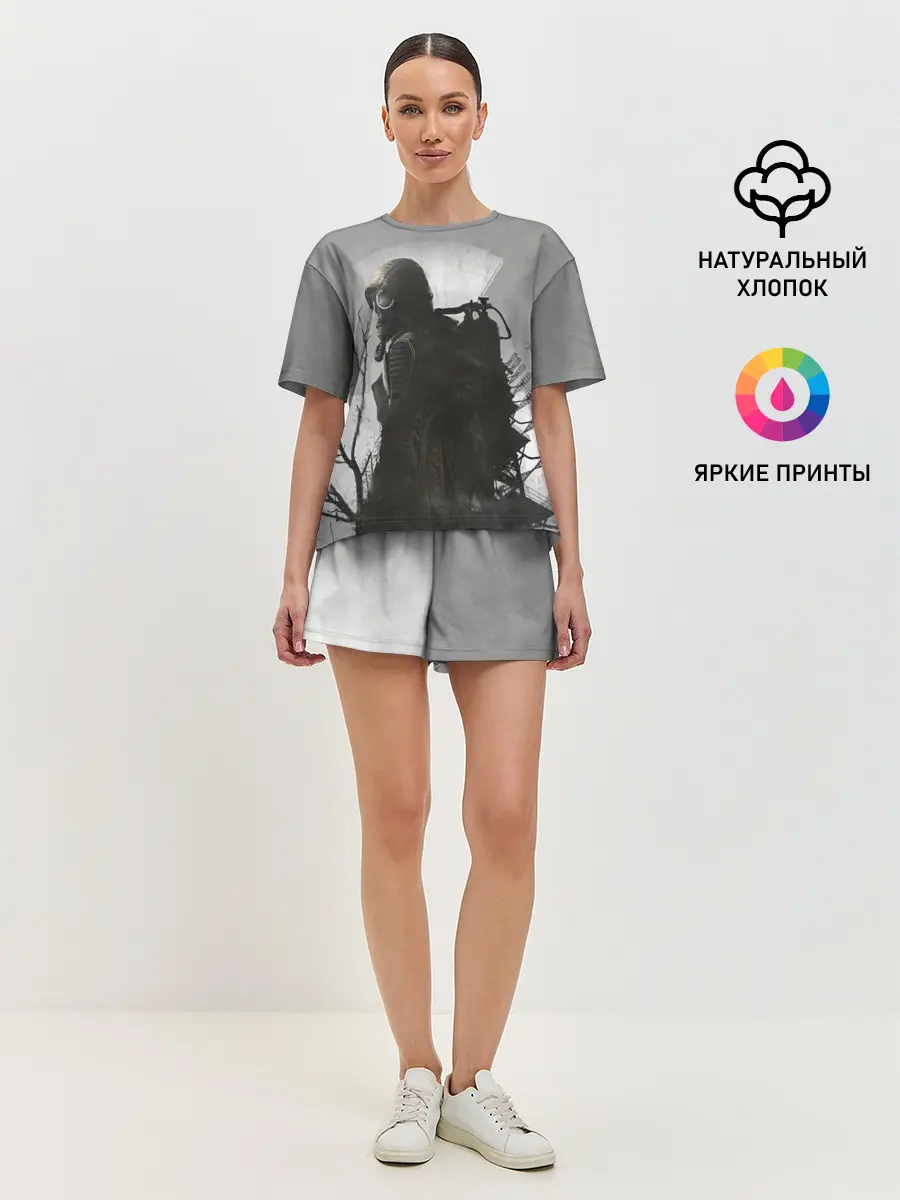 Женская пижама с шортами / Stalker