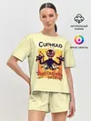 Женская пижама с шортами / Cuphead