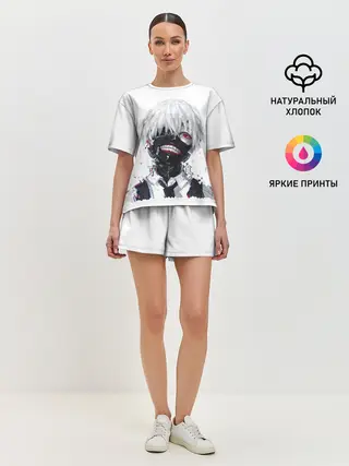 Женская пижама с шортами / Гуль Токийский