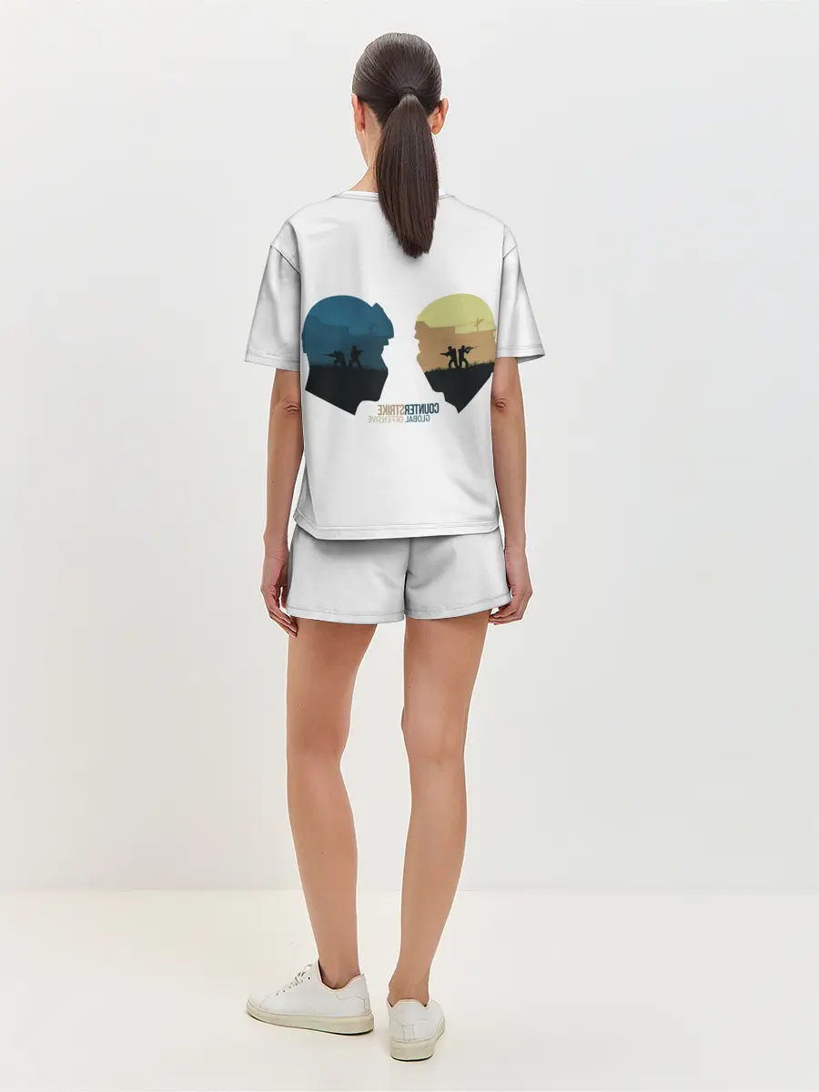 Женская пижама с шортами / Counter strike