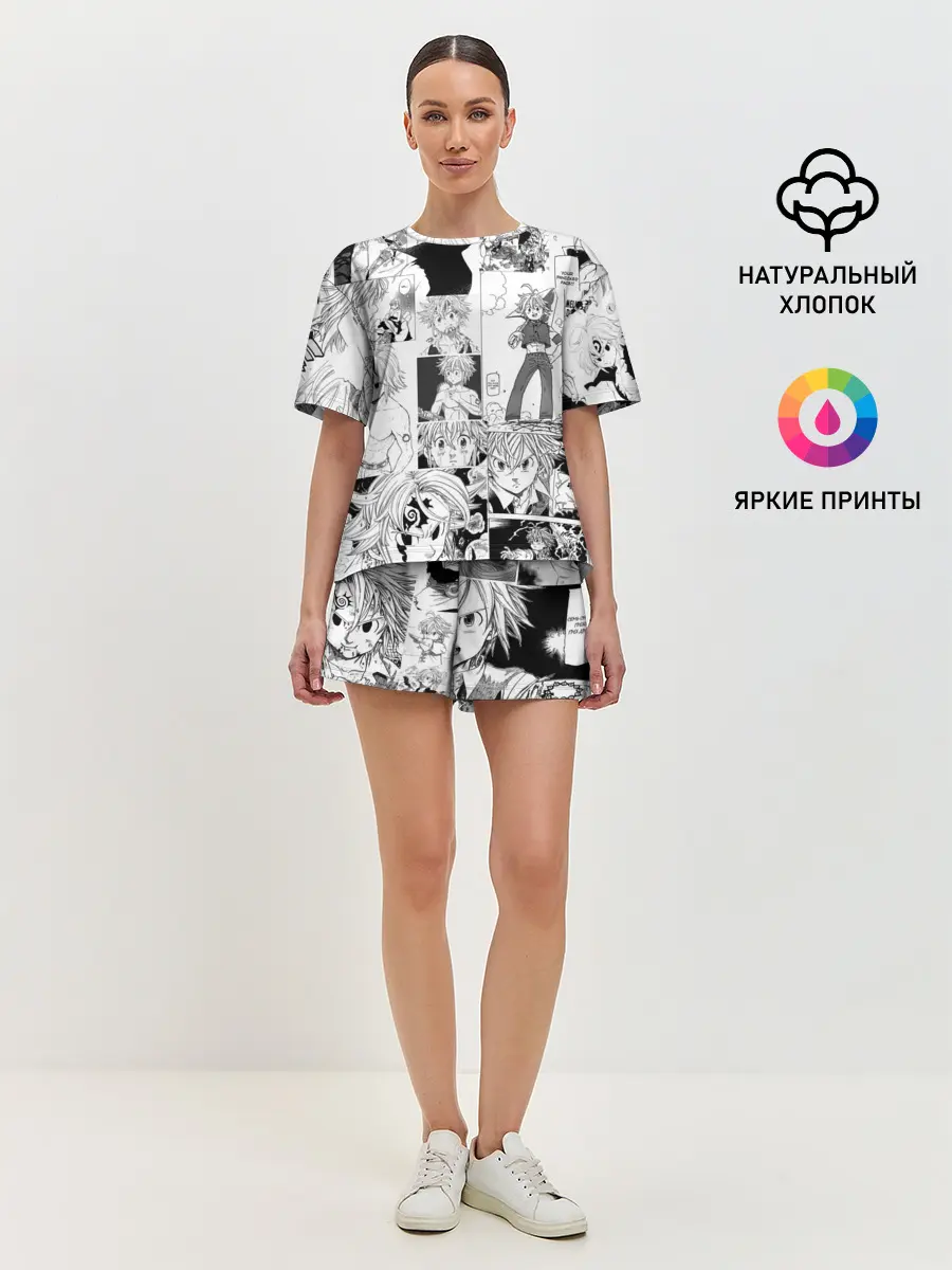 Женская пижама с шортами / Мелиодас