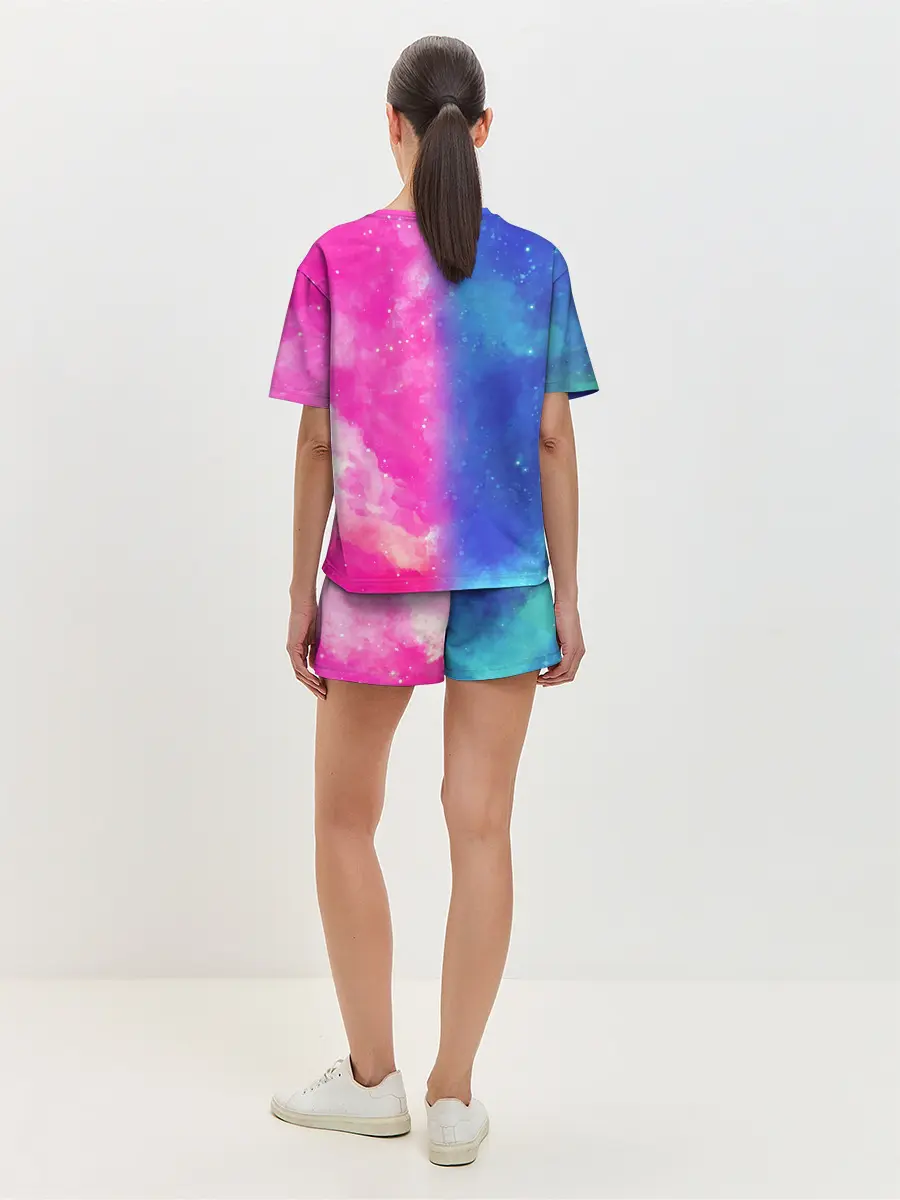 Женская пижама с шортами / Радуга Дэш