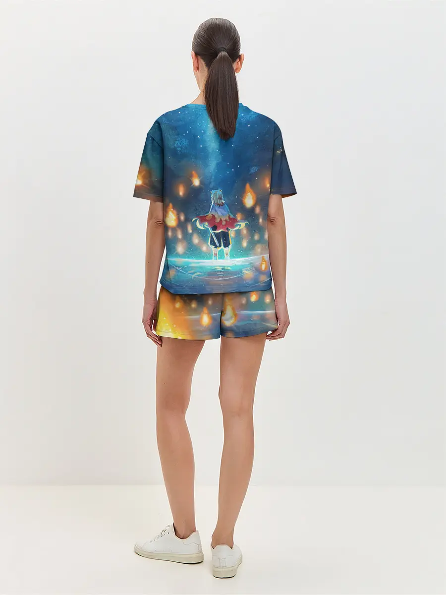 Женская пижама с шортами / Ренгоку Кёджуро Клинок демонов