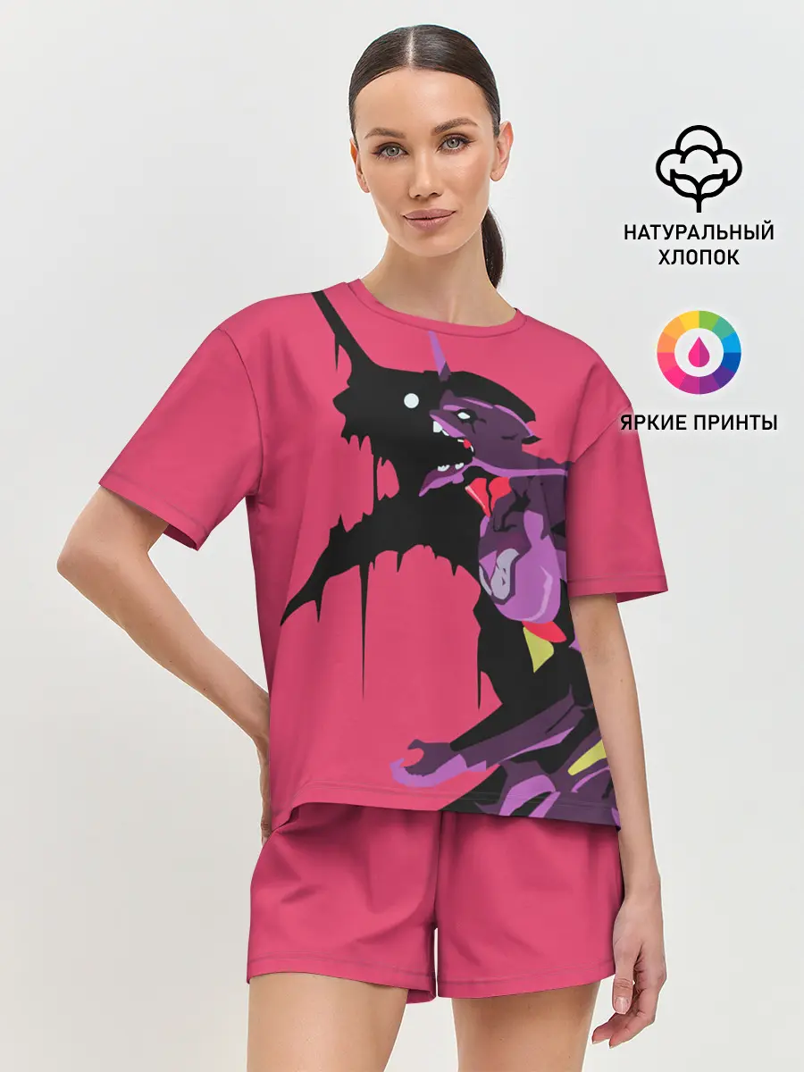 Женская пижама с шортами / Евангилион