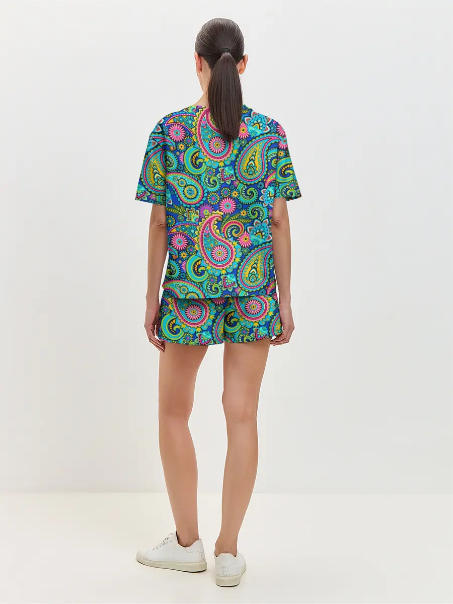 Женская пижама с шортами / Славянские Узоры