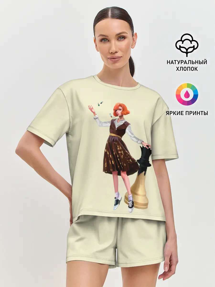 Женская пижама с шортами / Ход Королевы