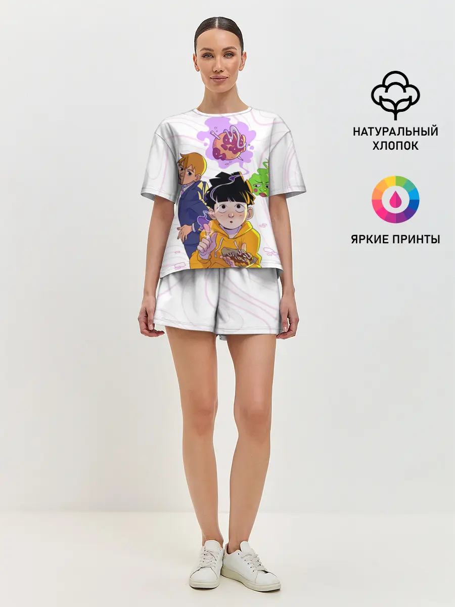 Женская пижама с шортами / Моб Психо 100