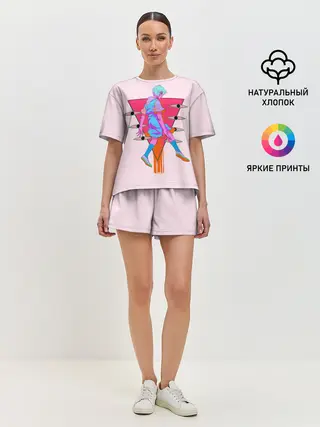 Женская пижама с шортами / Евангилион