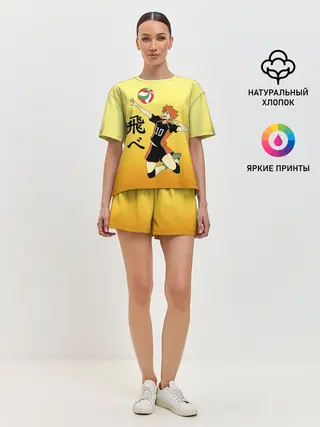 Женская пижама с шортами / Fly High Haikyuu!!