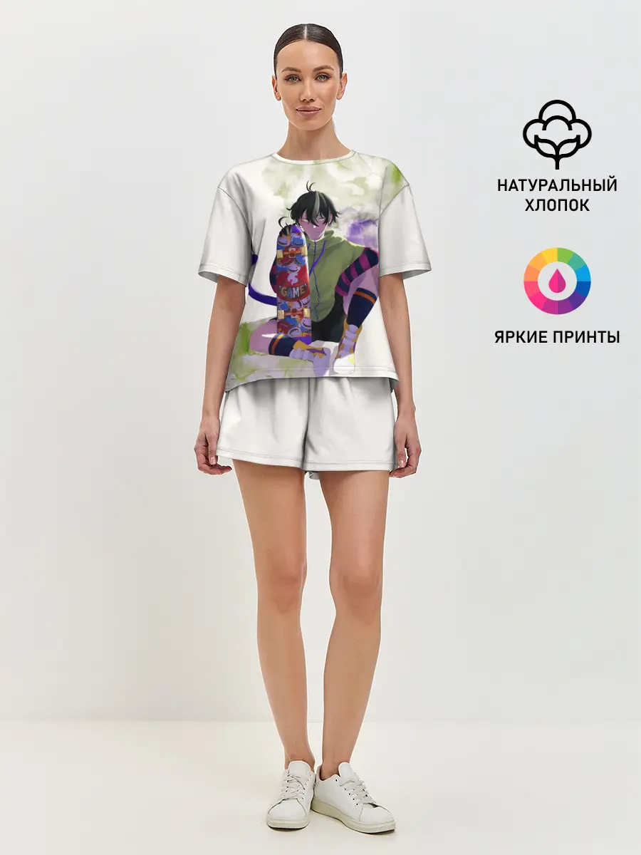 Женская пижама с шортами / SK8 the Infinity