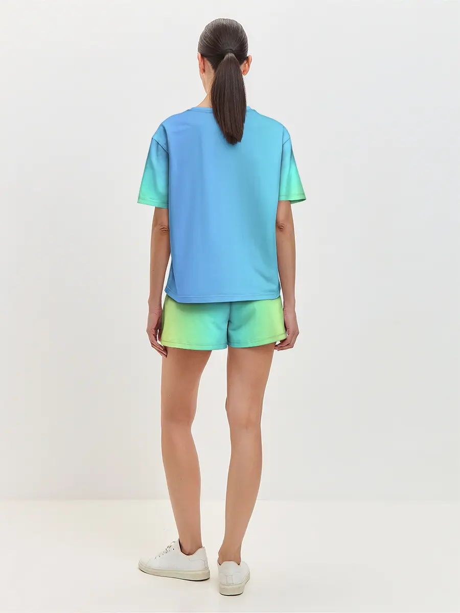 Женская пижама с шортами / Aqua Among As