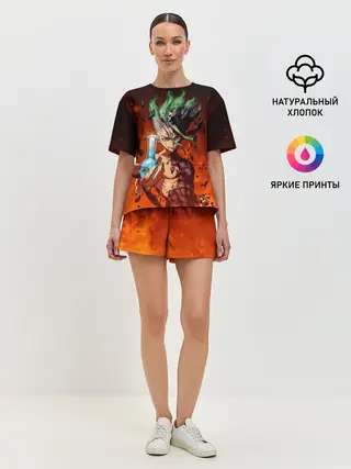 Женская пижама с шортами / Доктор Стоун