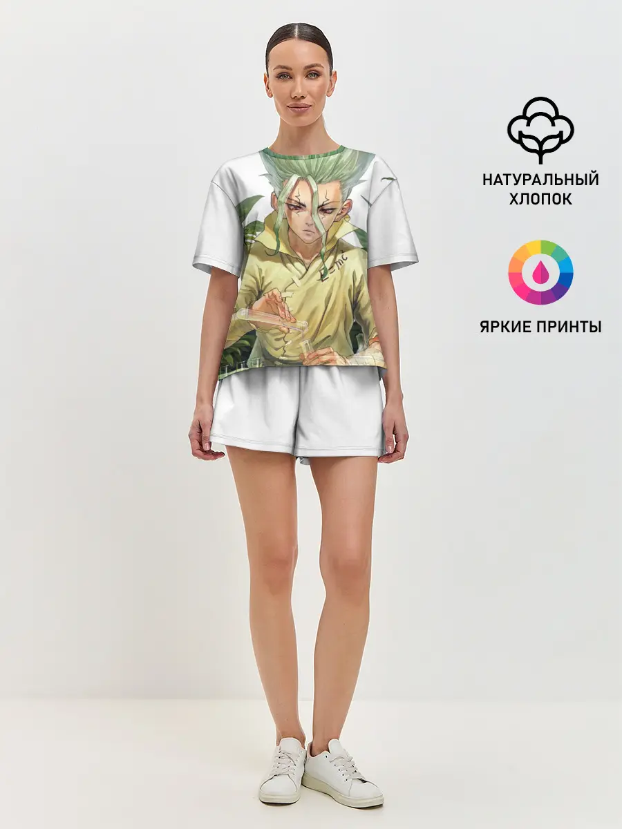 Женская пижама с шортами / Доктор Стоун