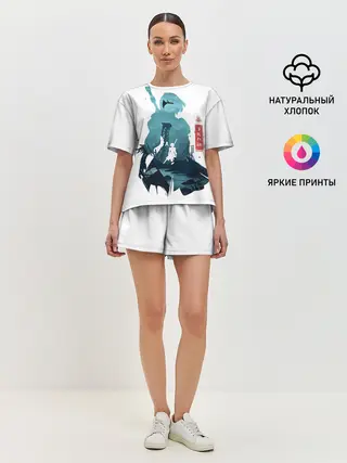 Женская пижама с шортами / NIER AUTOMATA 2B