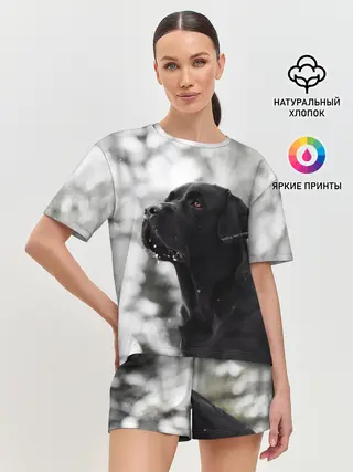 Женская пижама с шортами / Лабрадор Марк