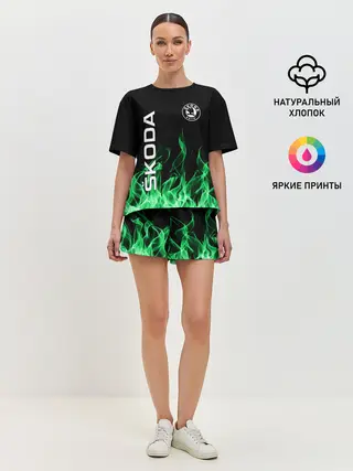 Женская пижама с шортами / SKODA