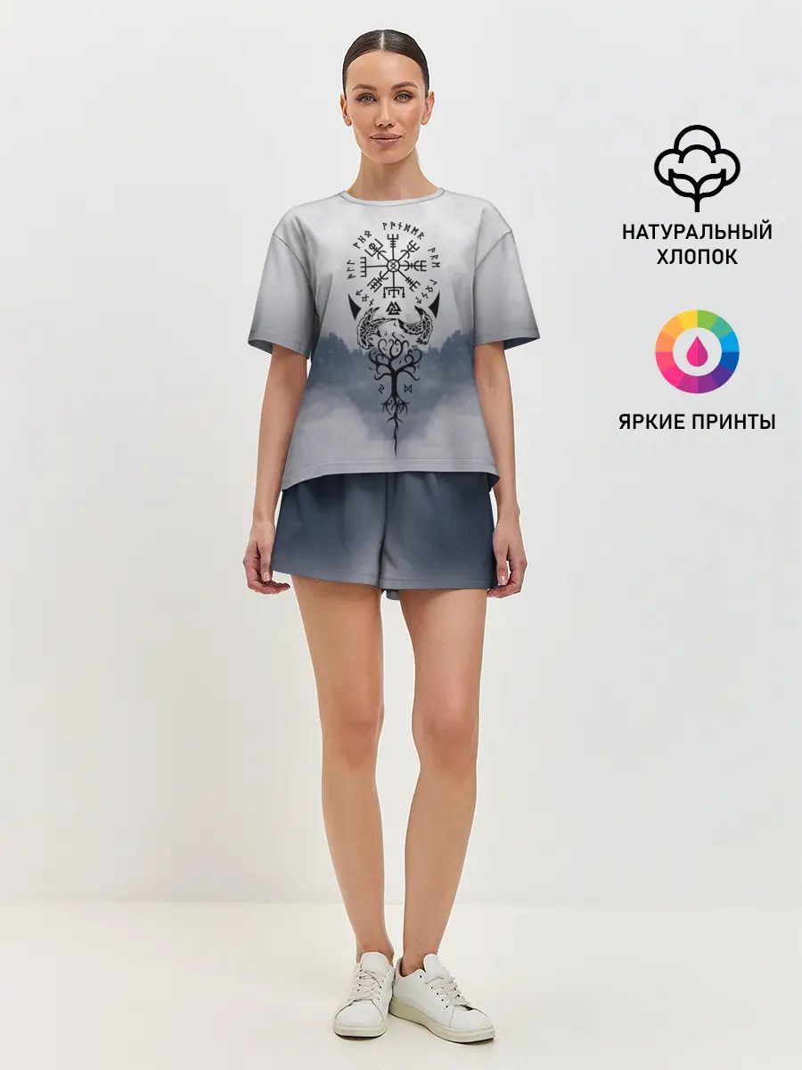 Женская пижама с шортами / русь