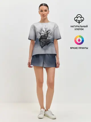 Женская пижама с шортами / русь