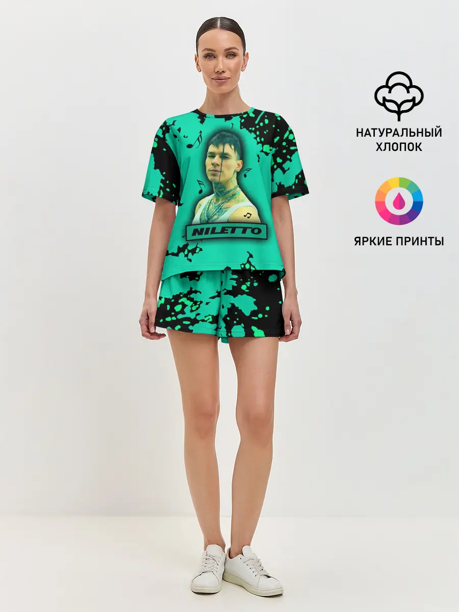 Женская пижама с шортами / NILETTO