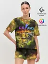 Женская пижама с шортами / CS GO Gold dust