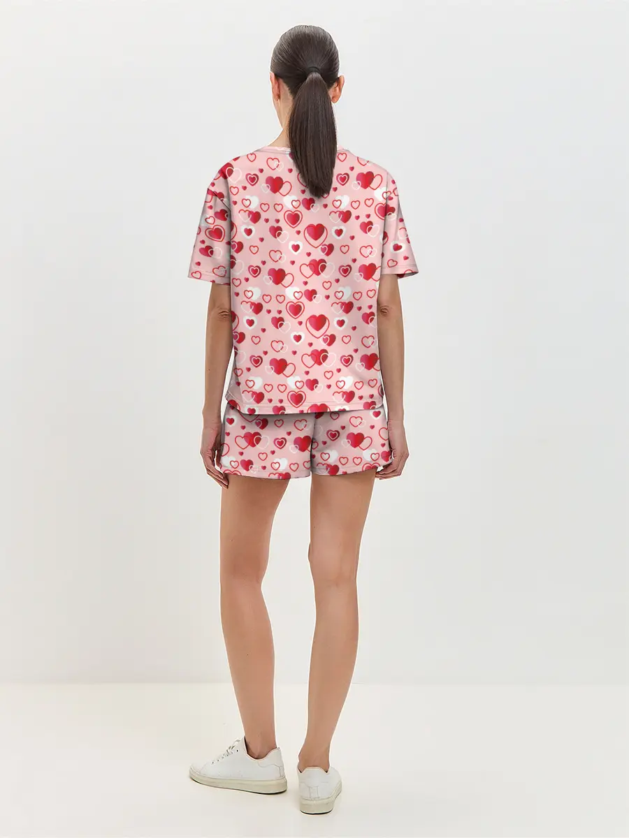 Женская пижама с шортами / Любовь