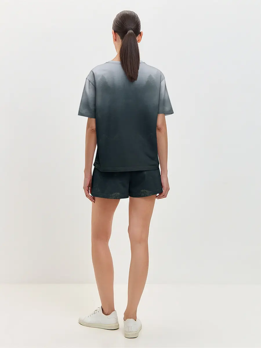 Женская пижама с шортами / руны