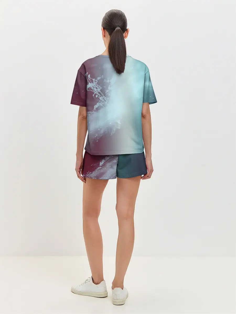 Женская пижама с шортами / Cyberpunk 2077 | Джонни и Порш