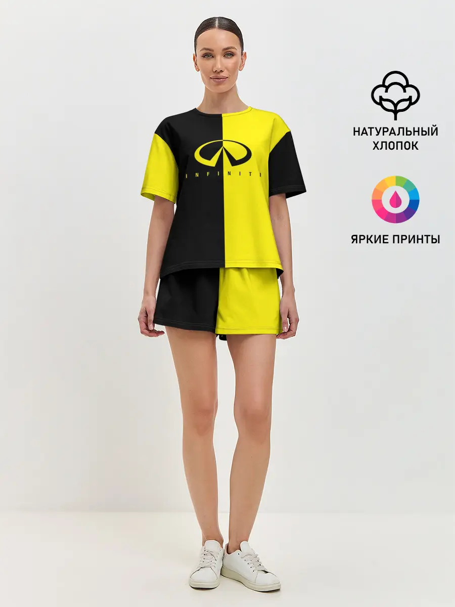 Женская пижама с шортами / INFINITI logo