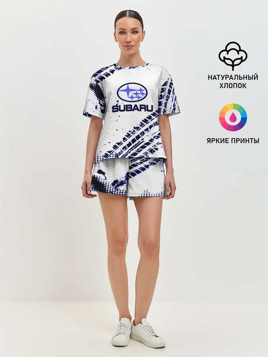 Женская пижама с шортами / SUBARU.