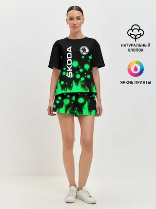 Женская пижама с шортами / Skoda