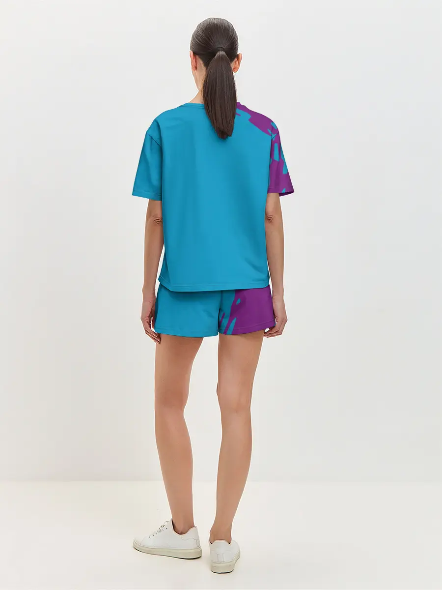 Женская пижама с шортами / Гинтоки кот