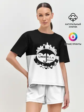 Женская пижама с шортами / академия амбрелла