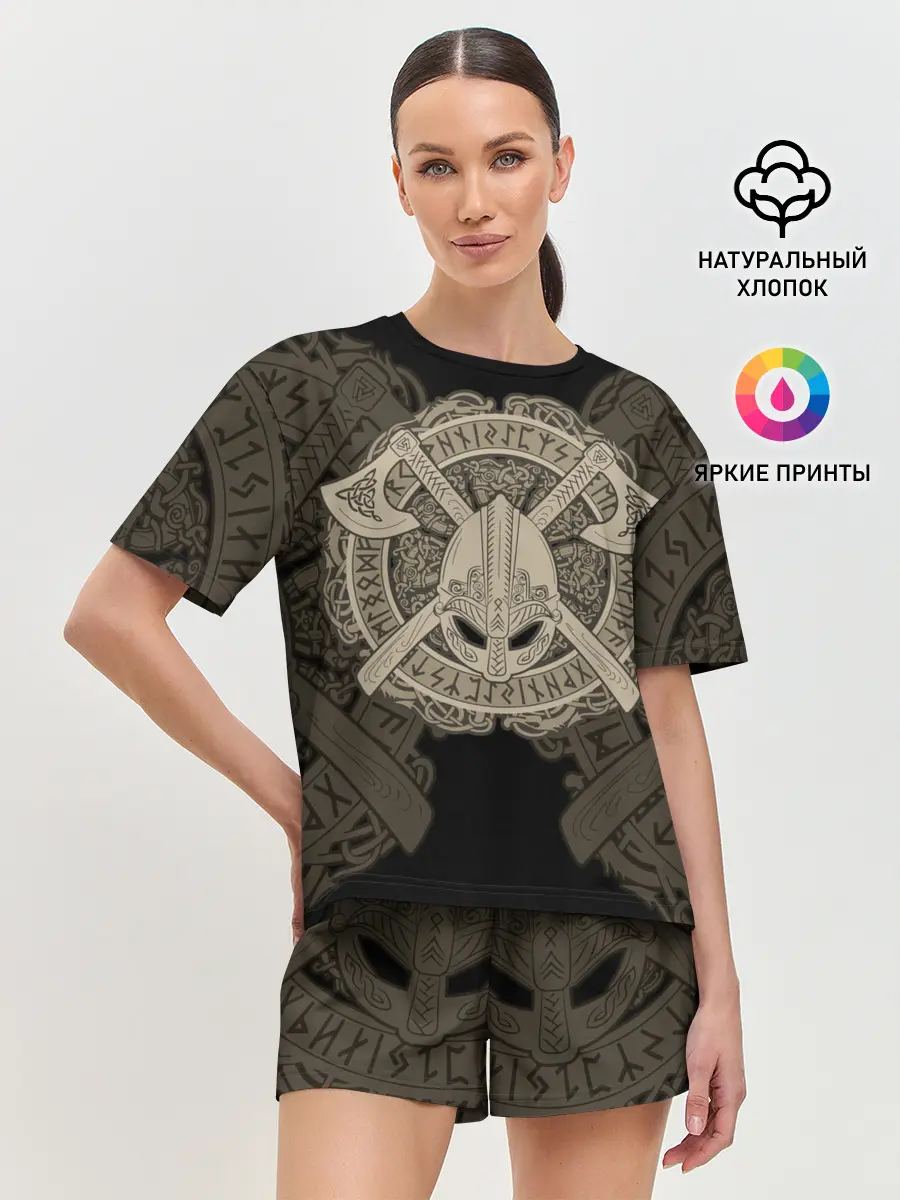 Женская пижама с шортами / Воин