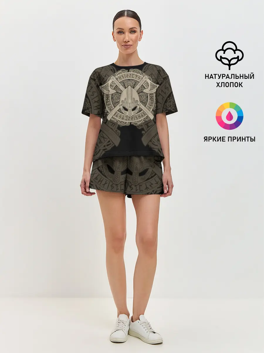 Женская пижама с шортами / Воин