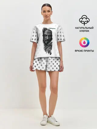 Женская пижама с шортами / Cyberpunk 2077