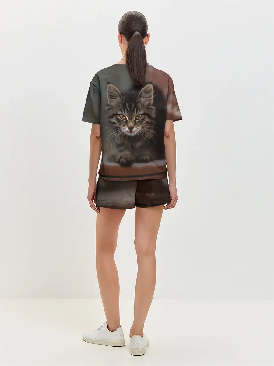 Женская пижама с шортами / мой внутренний зверь