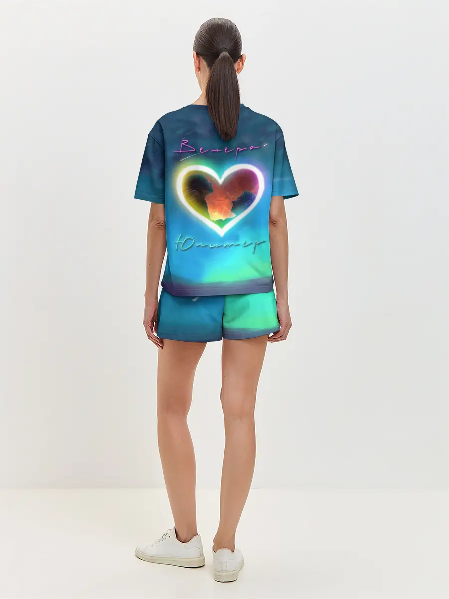 Женская пижама с шортами / Ваня Дмитриенко Венера-Юпитер