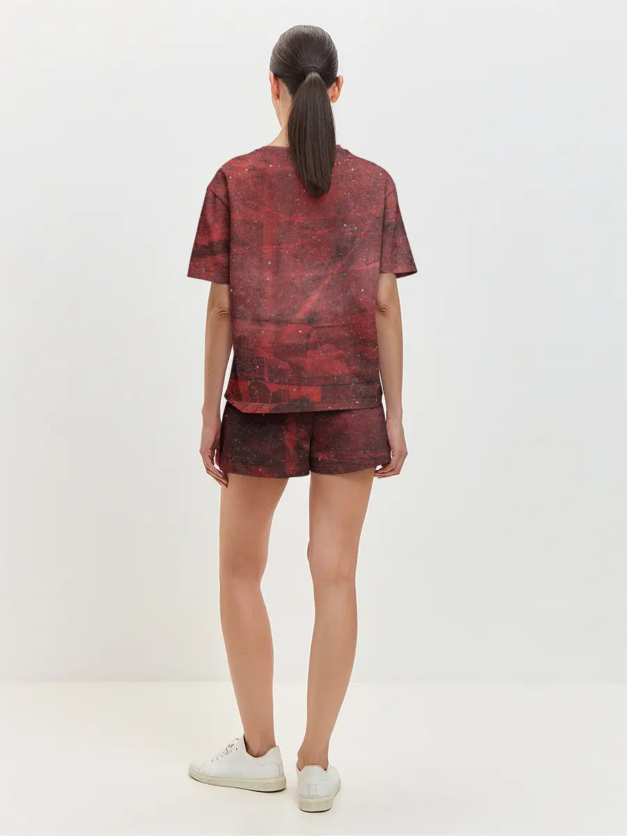 Женская пижама с шортами / Zero Two в толстовке