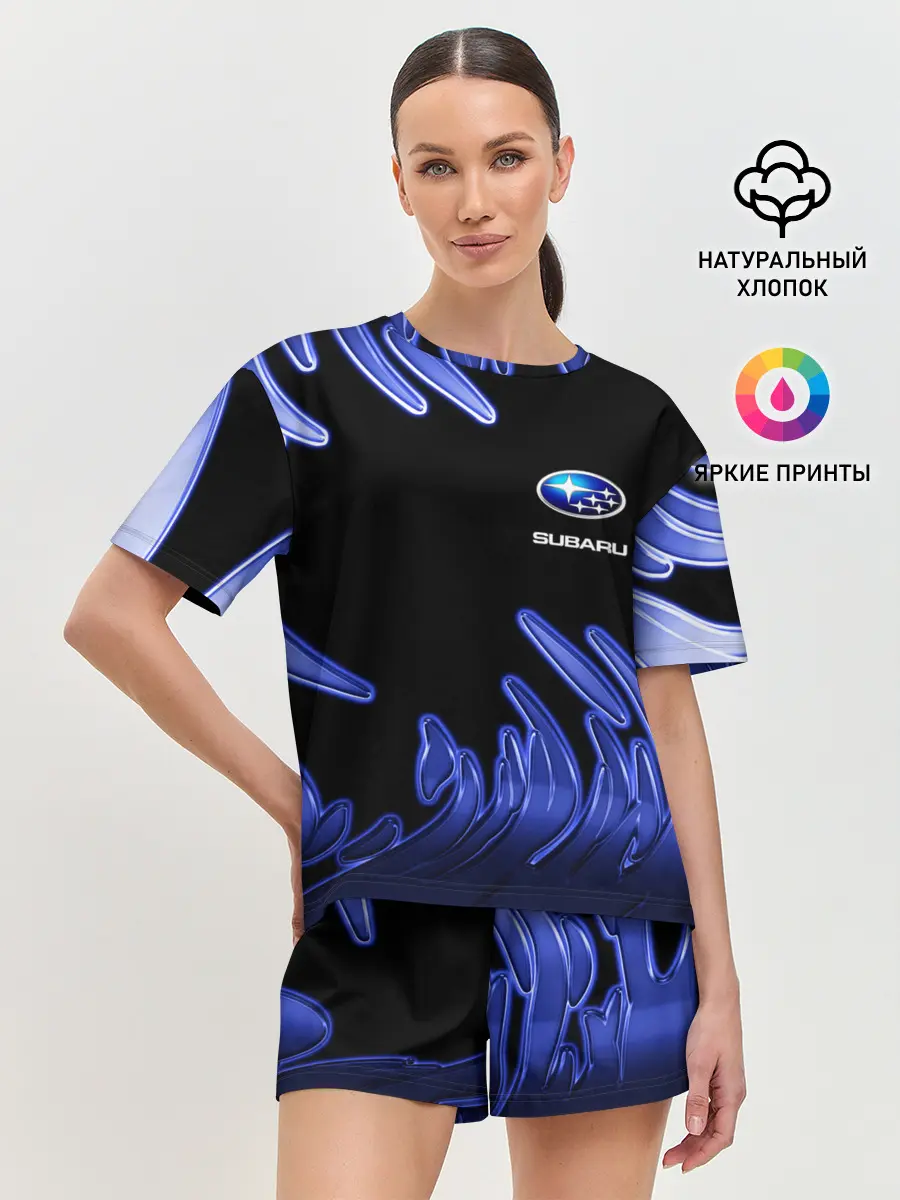 Женская пижама с шортами / Subaru