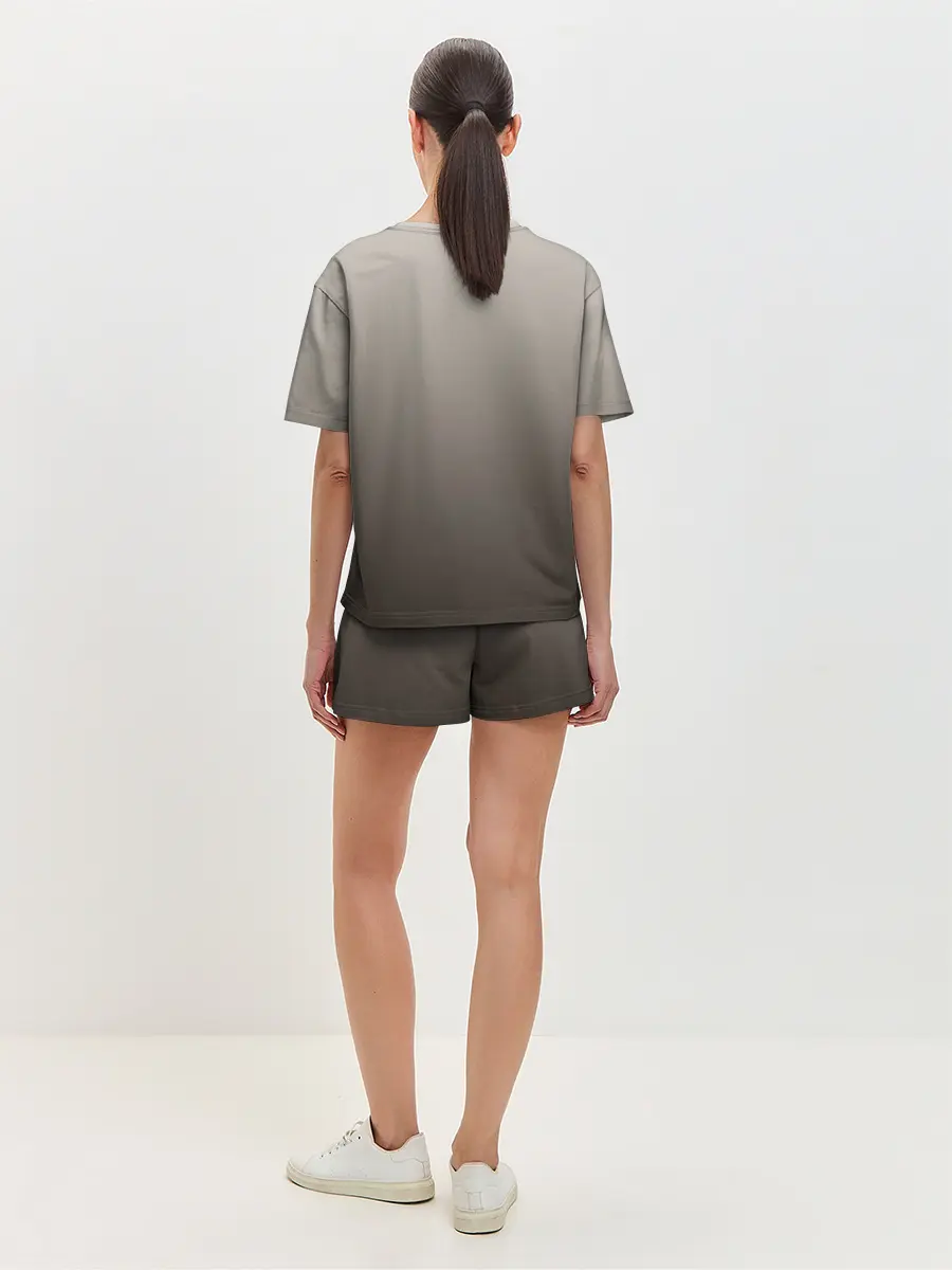 Женская пижама с шортами / Сиамский кот голубые глаза