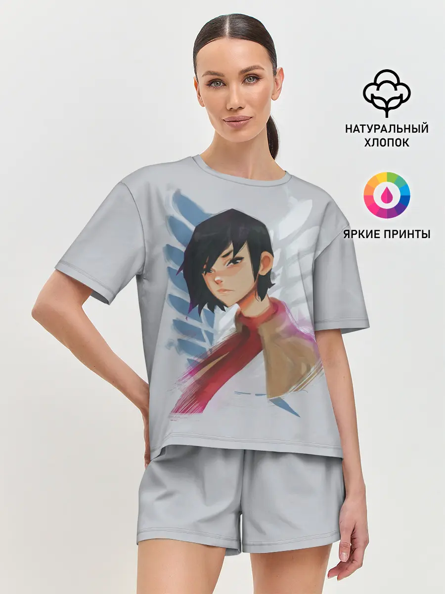 Logo and Mikasa