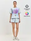 Женская пижама с шортами / Air flowers