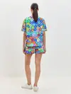 Женская пижама с шортами / Цветы весны