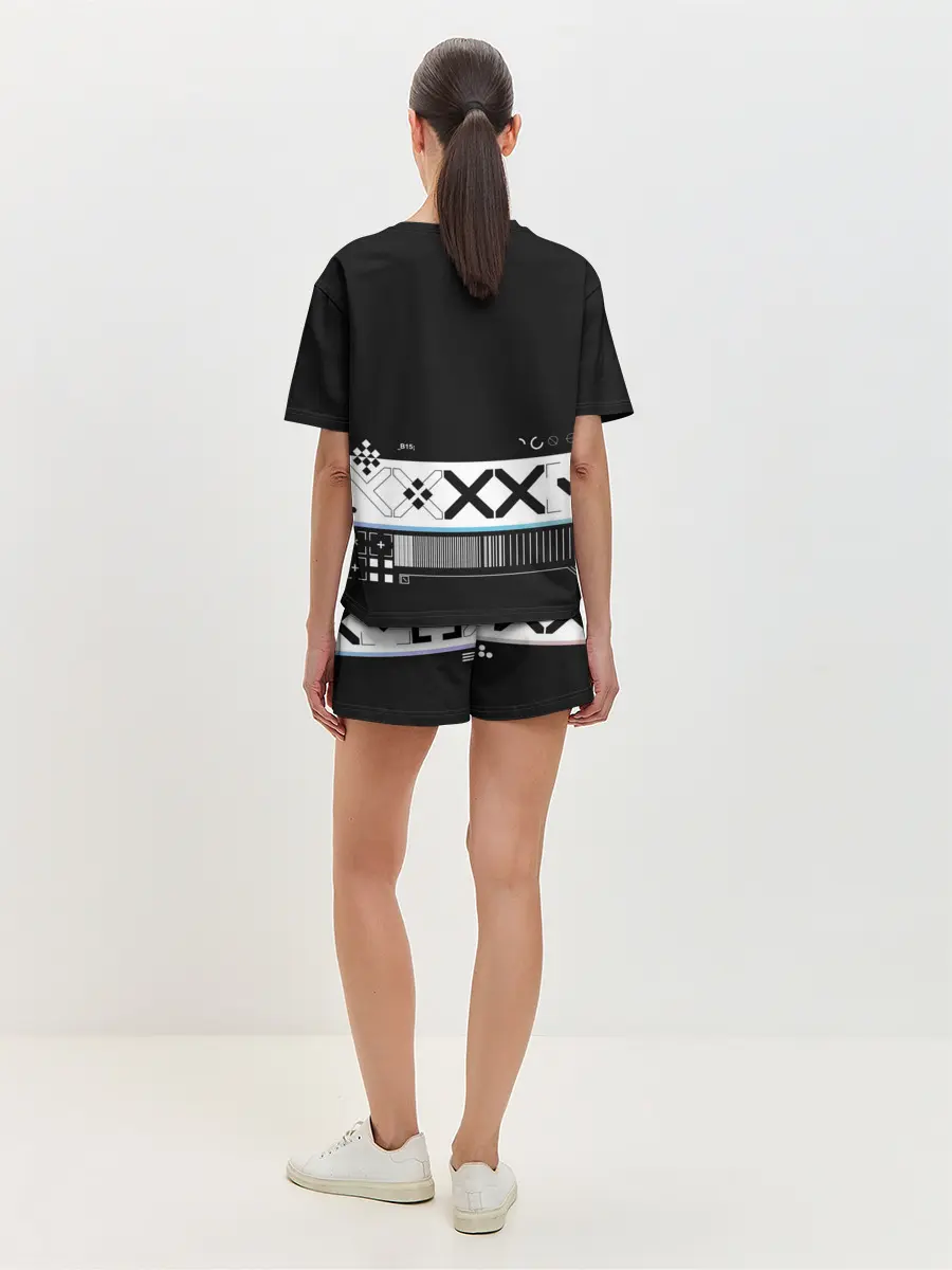 Женская пижама с шортами / Printstream | Поток информации