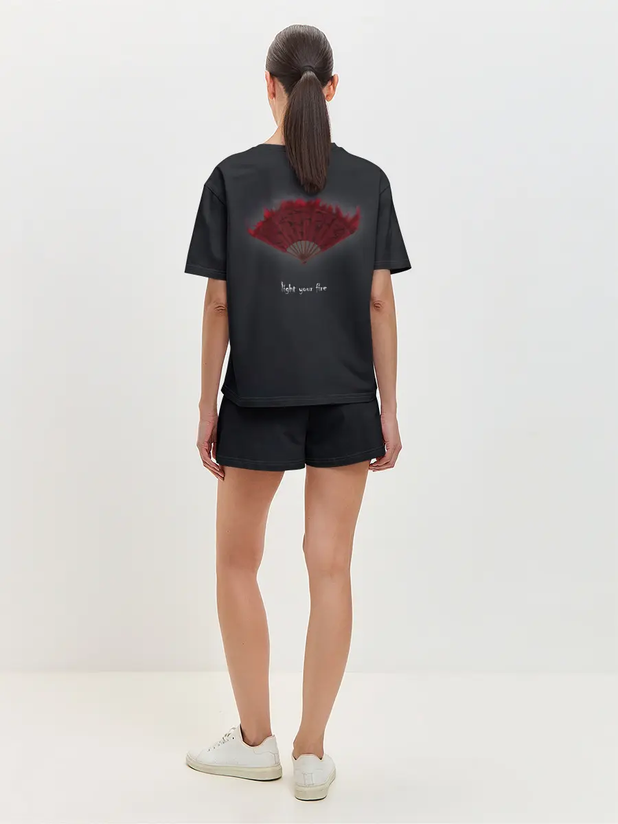 Женская пижама с шортами / light your fire