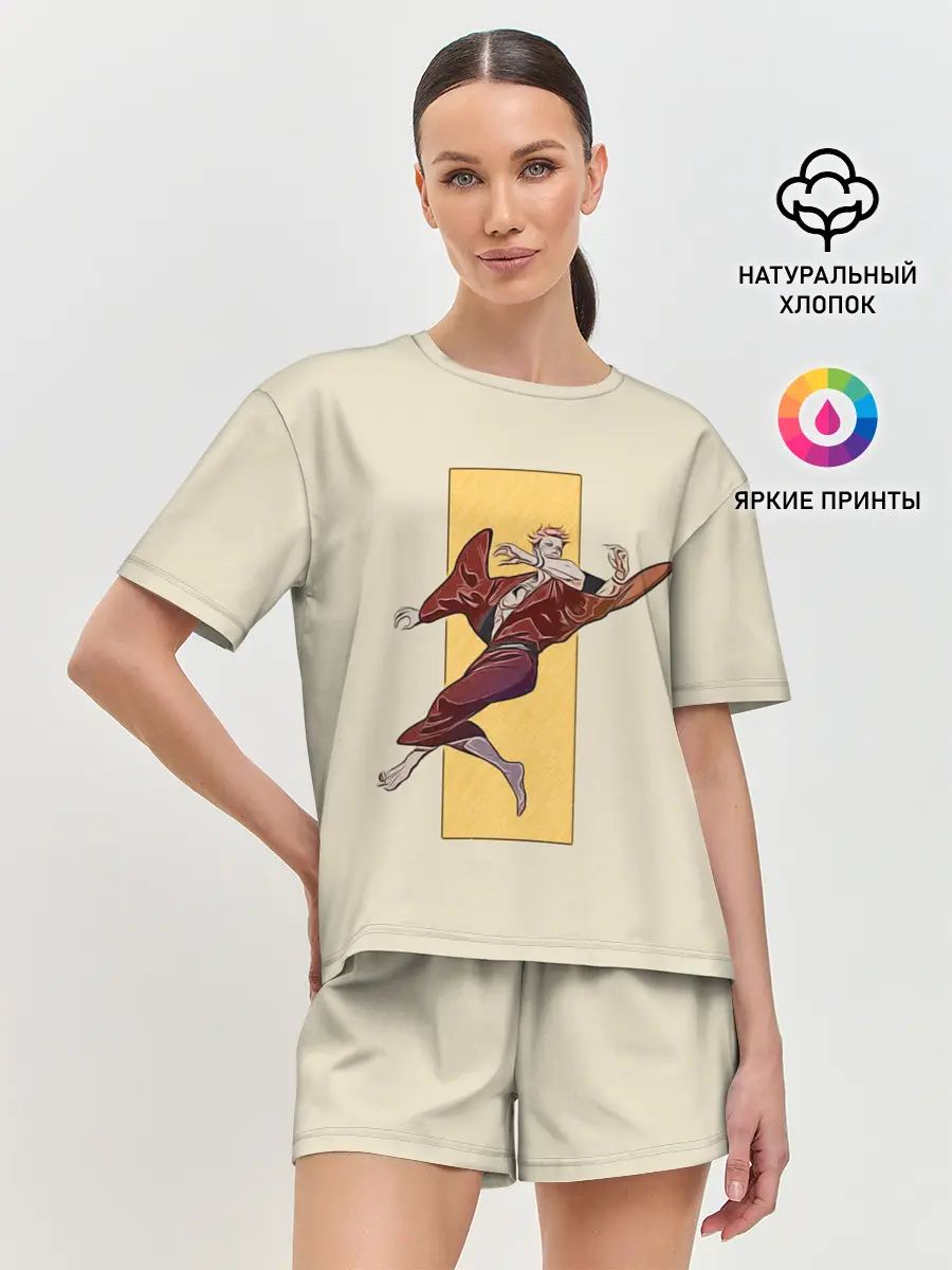 Женская пижама с шортами / Двуликий призрак