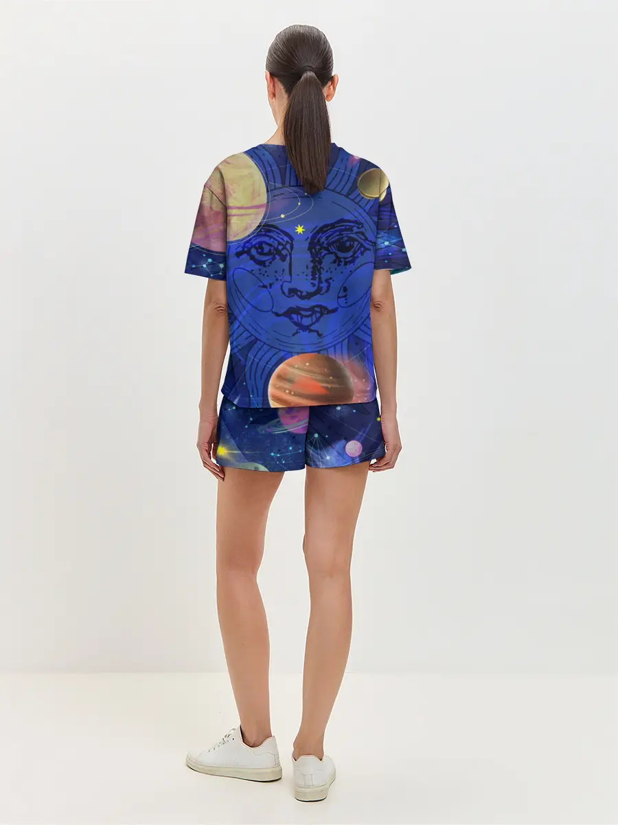 Женская пижама с шортами / Астрология планет