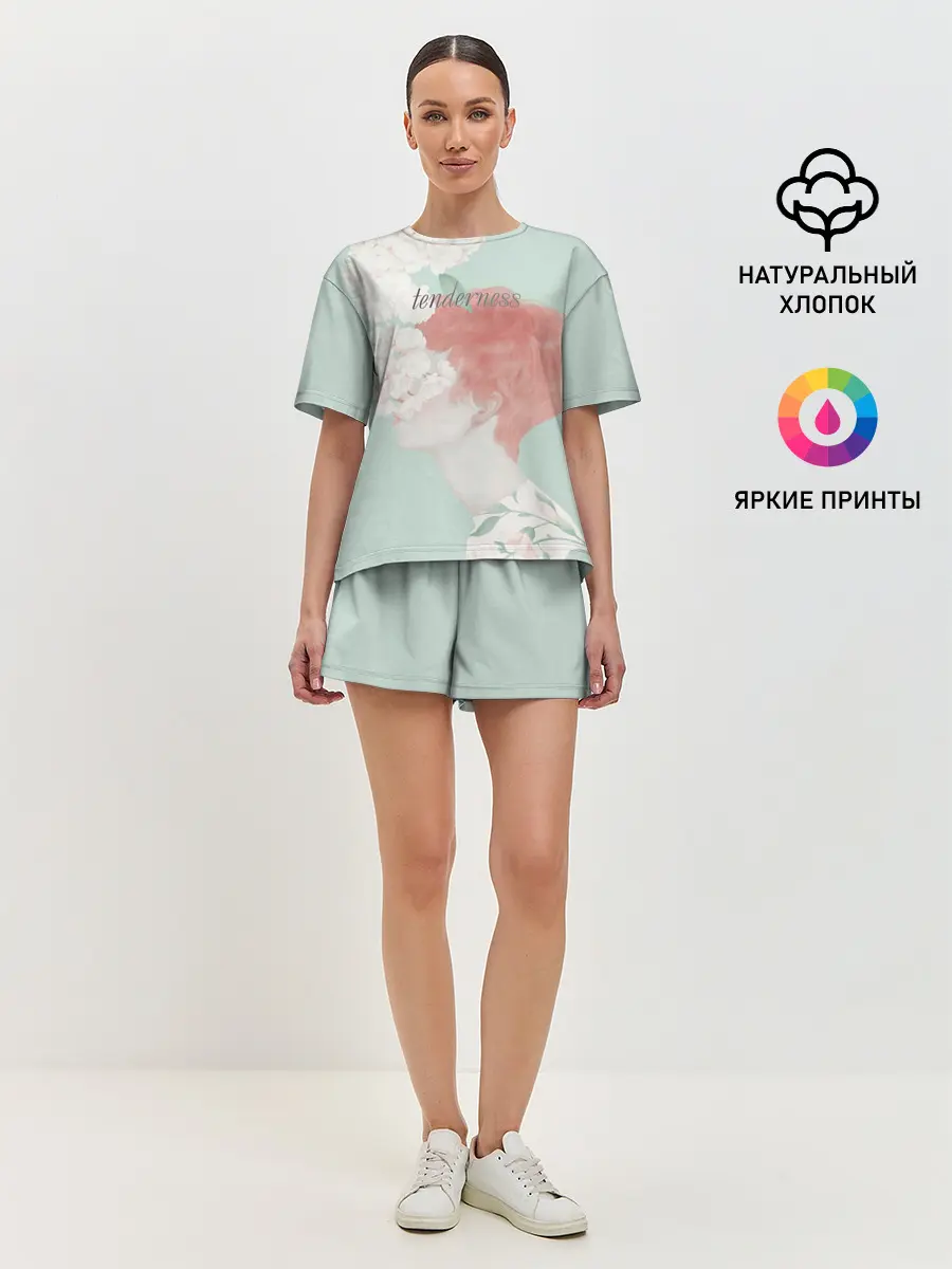 Женская пижама с шортами / Нежность