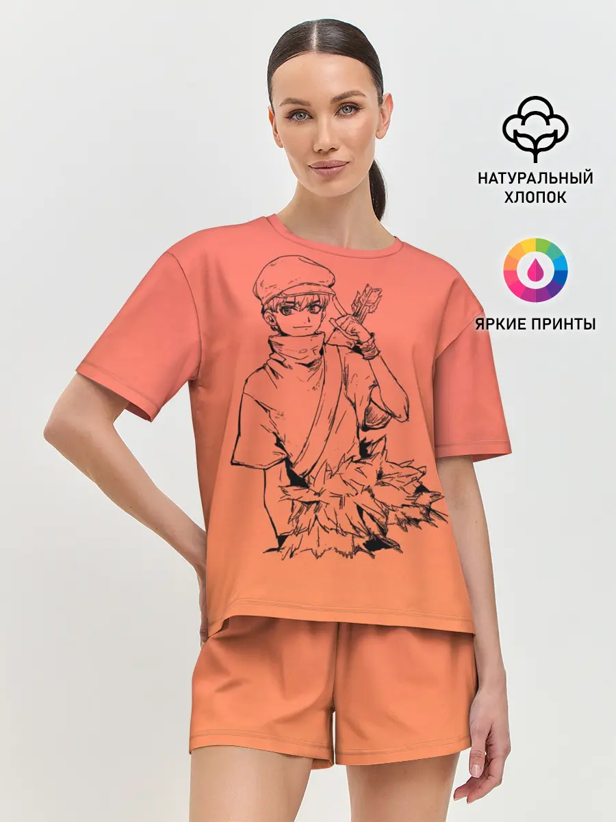 Женская пижама с шортами / Юкио