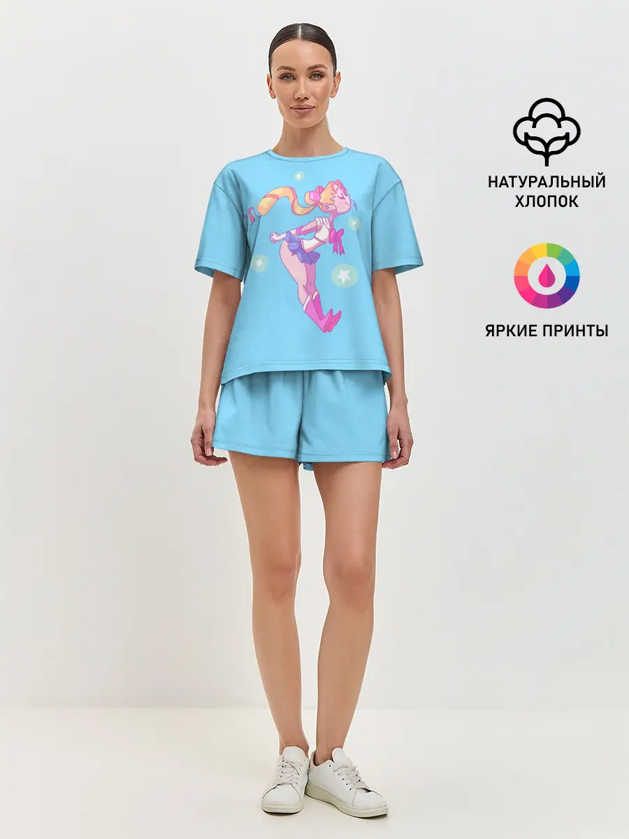 Женская пижама с шортами / Sailor Moon | Сейлор Мун